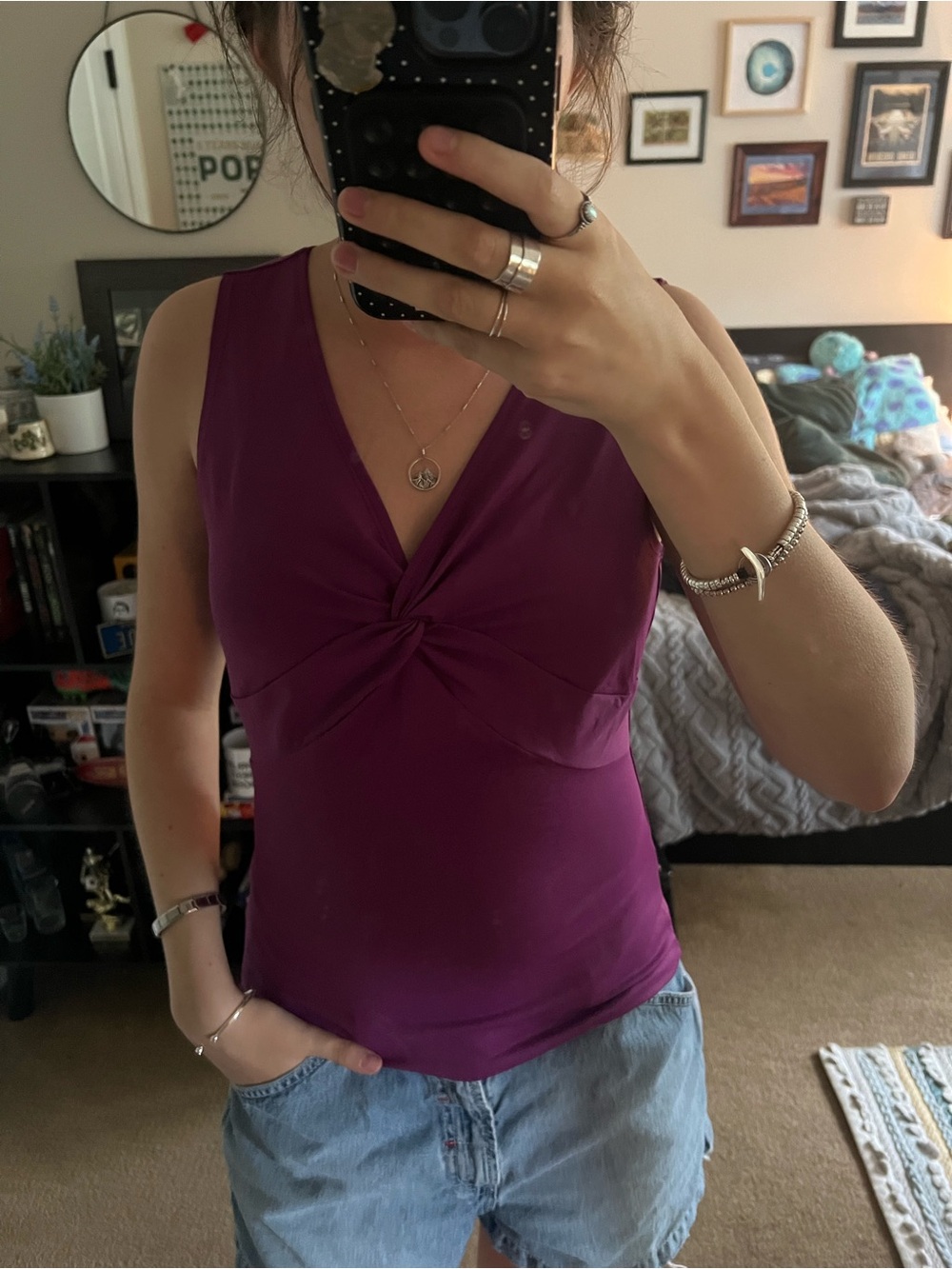 Purple tank top